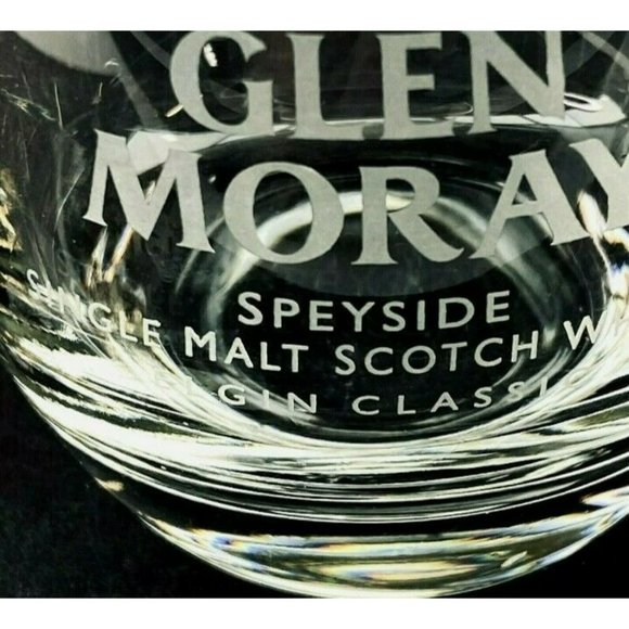8 Scotch Glass Glen Moray Scotland Glass Scotch Elgin Classic New in Box etched - Picture 7 of 8